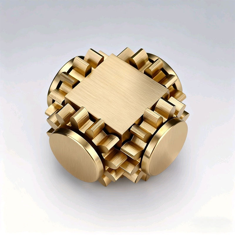 Your Personalized Orbit | Custom Engraved Brass Kinetic Spinner