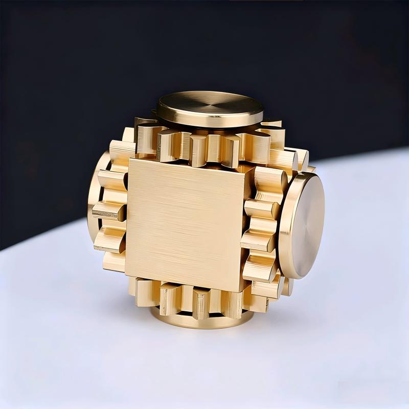 Your Personalized Orbit | Custom Engraved Brass Kinetic Spinner