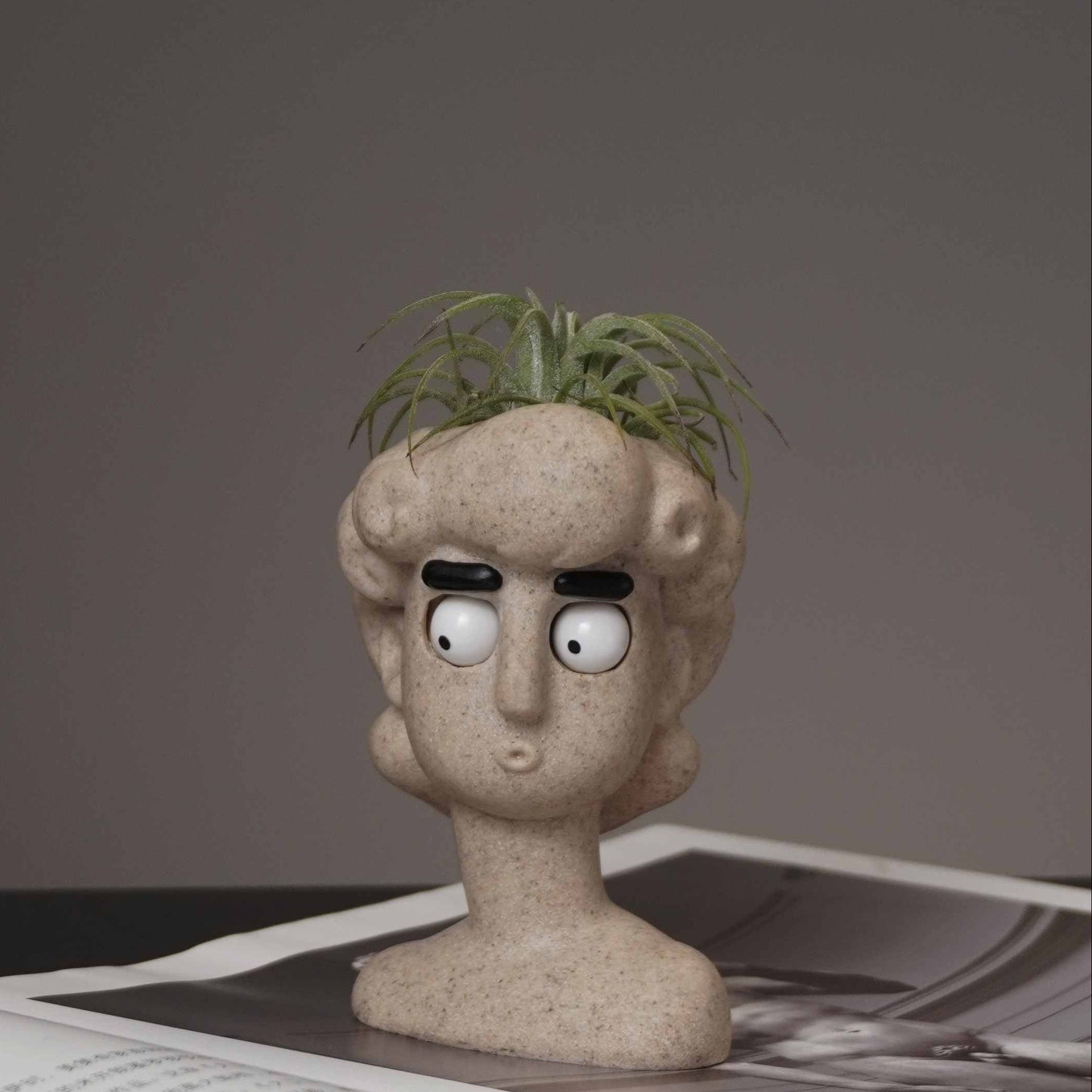 David Mini Planter - resin ornament, desk planter, David sculpture