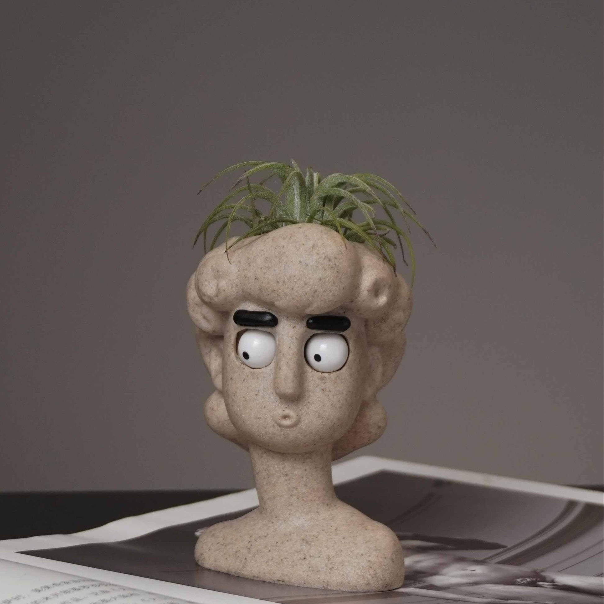 David Mini Planter - resin ornament, desk planter, David sculpture