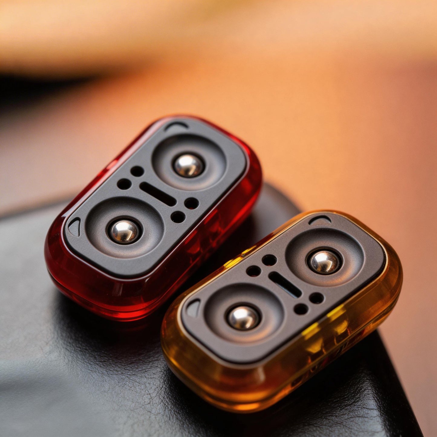 Dual Ball Silent EDC Fidget Toy - stress relief, EDC tool, desk toys - alternate angle
