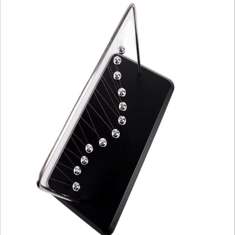 Newton's cradle bumper balls detail 1