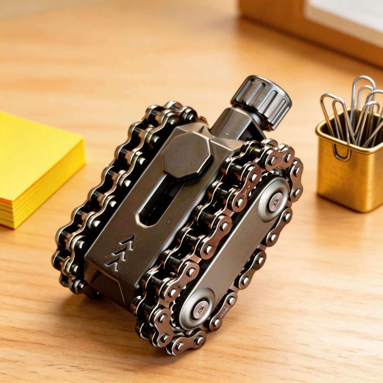 Finger Tank Flywheel Fidget Spinner - fidget spinner, EDC tool, mechanical toy
