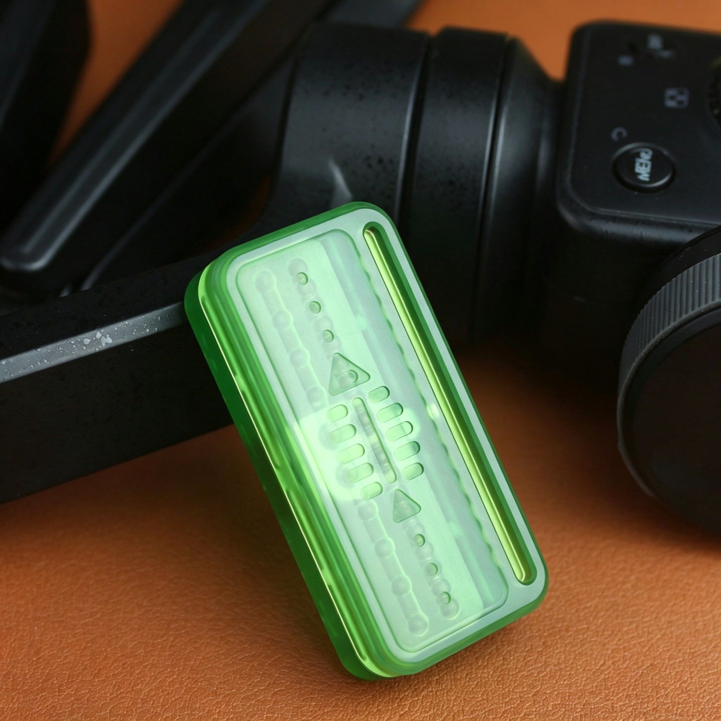 Fishbone Magnetic Bead Slider EDC | Triple-Track PMMA | Push + Bead Jump | Stress Relief | Engravable