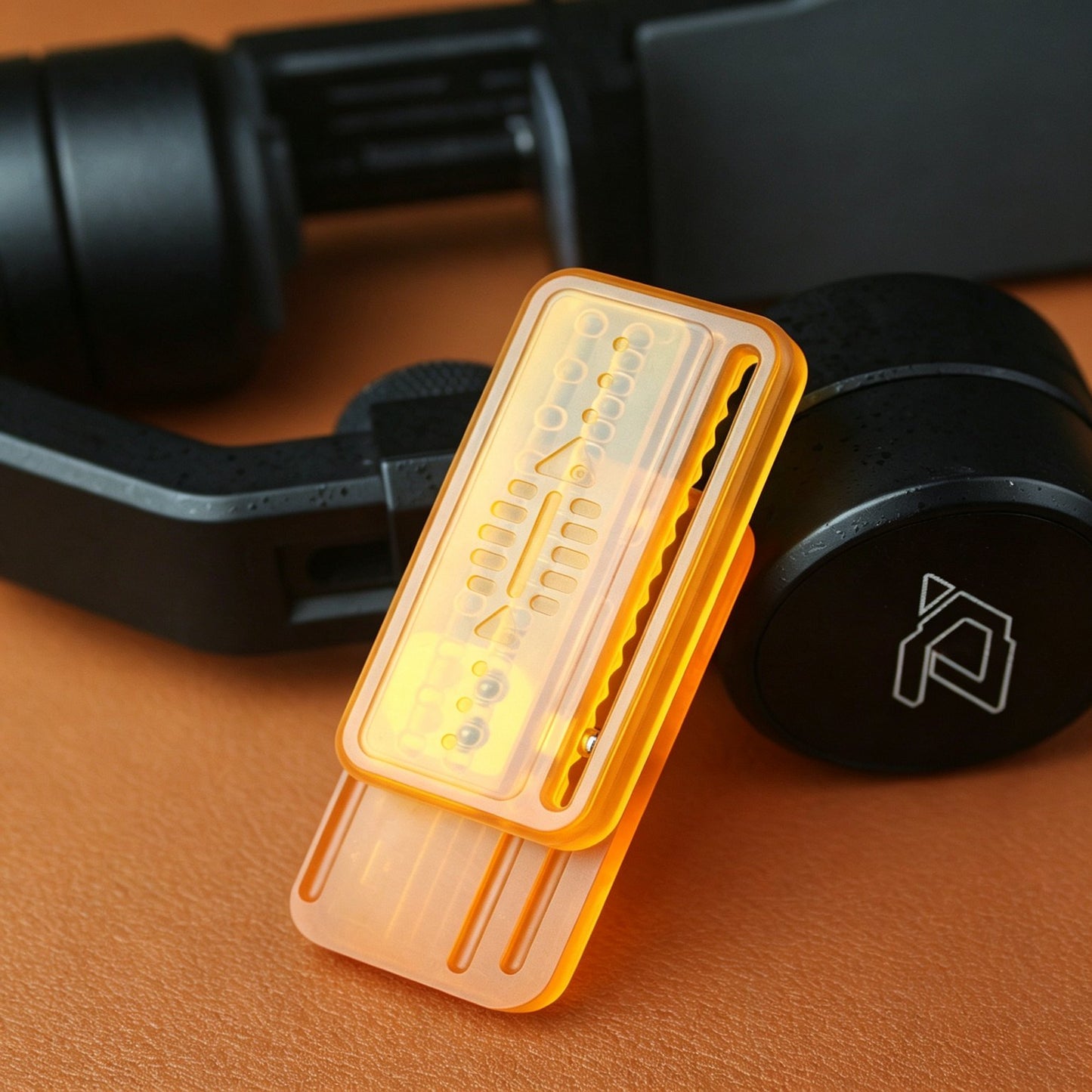 Fishbone Magnetic Bead Slider EDC | Triple-Track PMMA | Push + Bead Jump | Stress Relief | Engravable