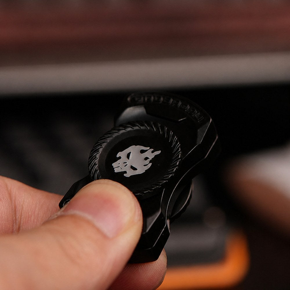 Ghost Three-in-One Fidget Spinner, All-Metal EDC Desk Toy, Tactical Gift