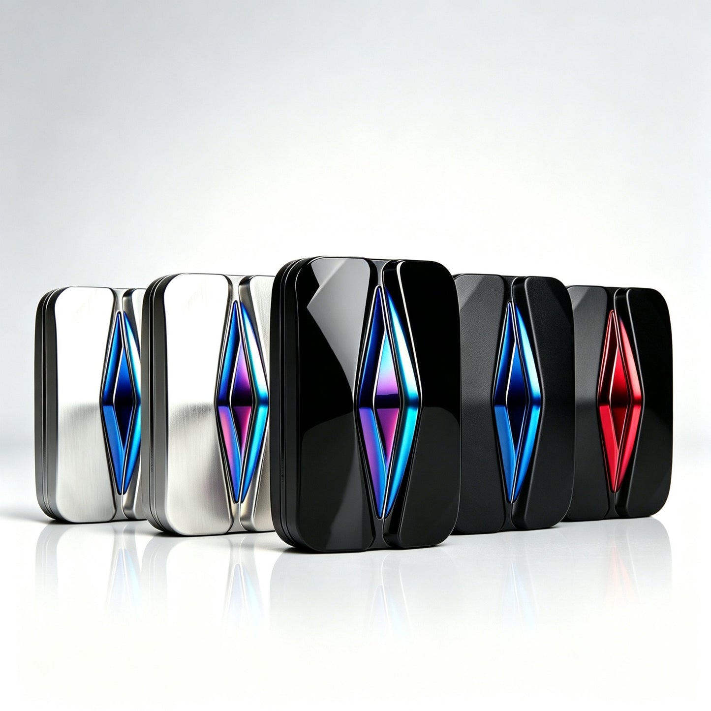 Infinite Slide EDC Magnetic Slider | Full Metal | Flame Core | Any-Angle Push | Engravable | 6 Colors