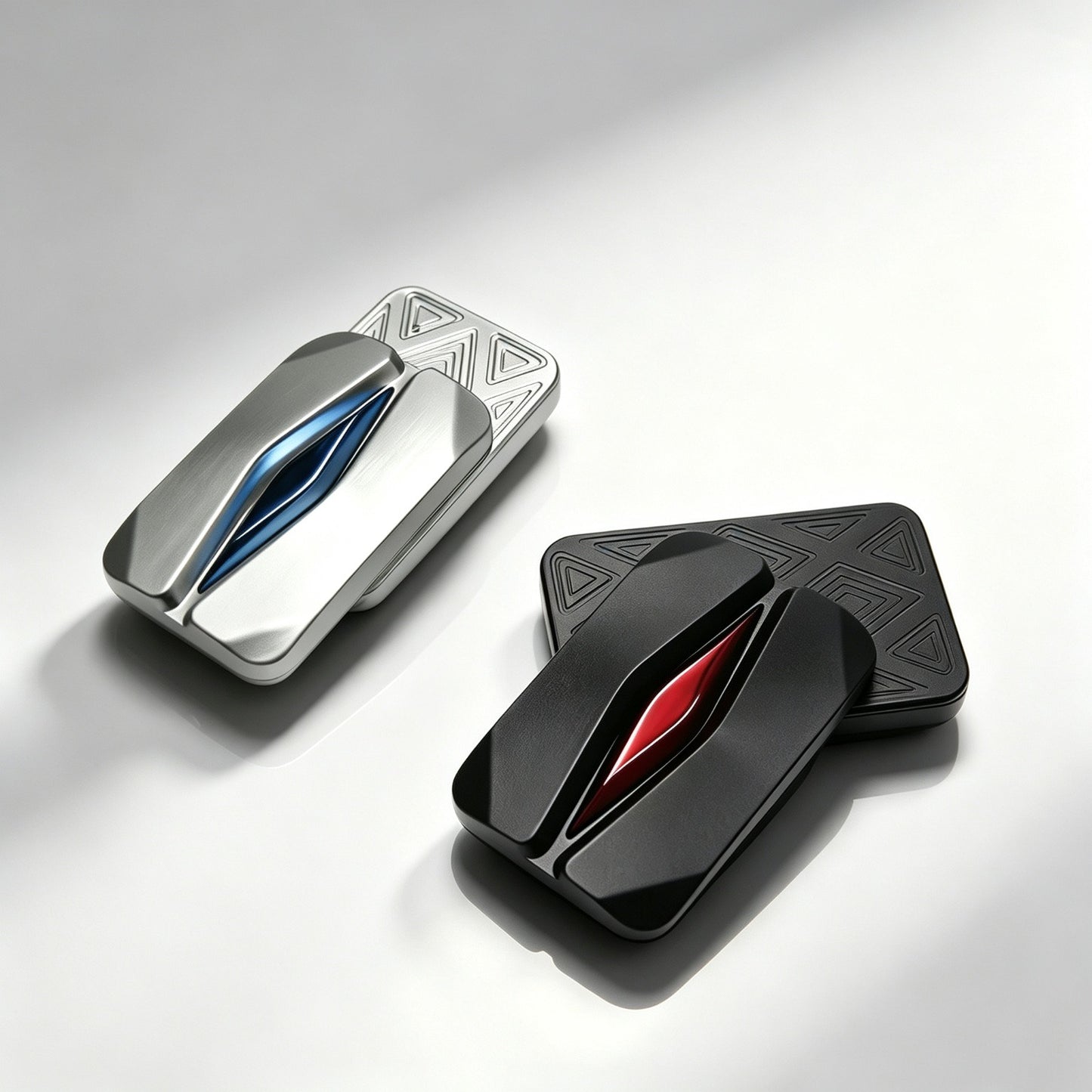 Infinite Slide EDC Magnetic Slider | Full Metal | Flame Core | Any-Angle Push | Engravable | 6 Colors