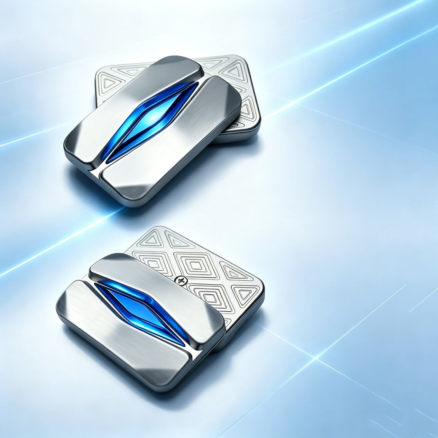 Infinite Slide EDC Magnetic Slider | Full Metal | Flame Core | Any-Angle Push | Engravable | 6 Colors