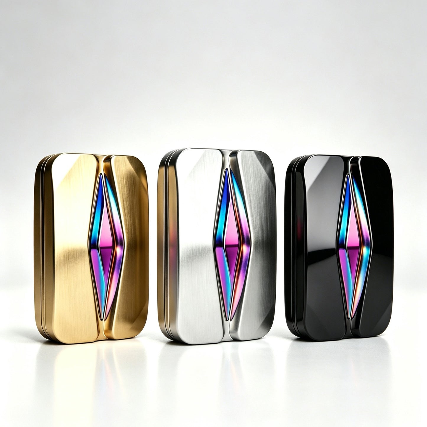 Infinite Slide EDC Magnetic Slider | Full Metal | Flame Core | Any-Angle Push | Engravable | 6 Colors