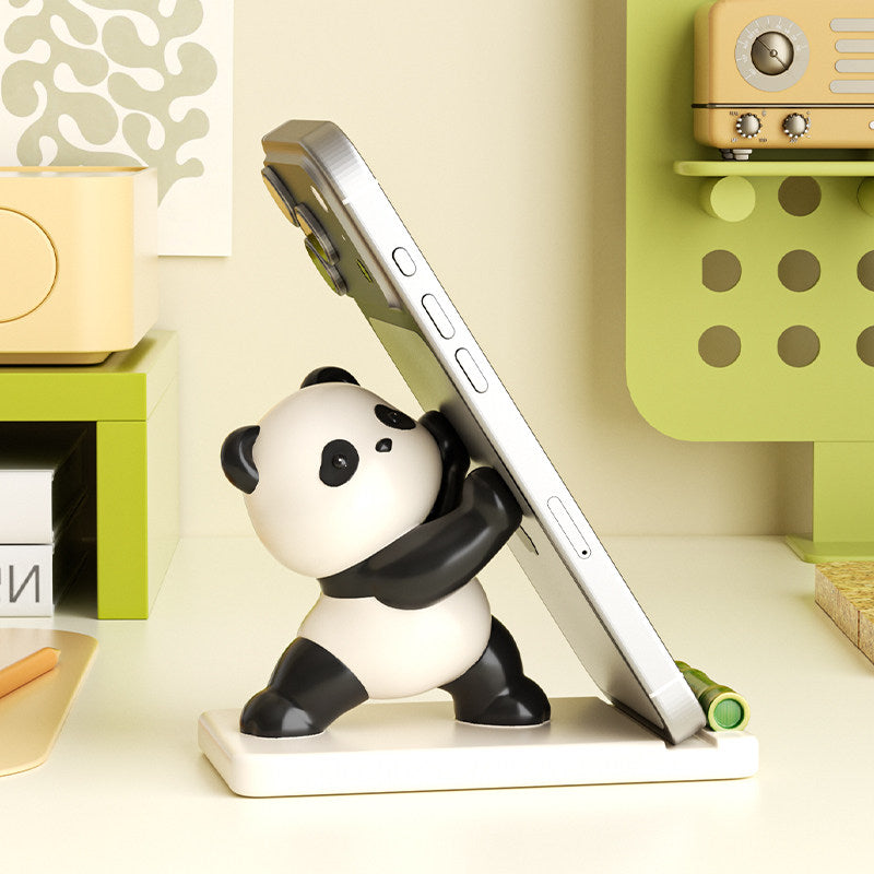 Kung Fu Panda Phone Stand | Cute Desktop Holder | Creative Office Gift