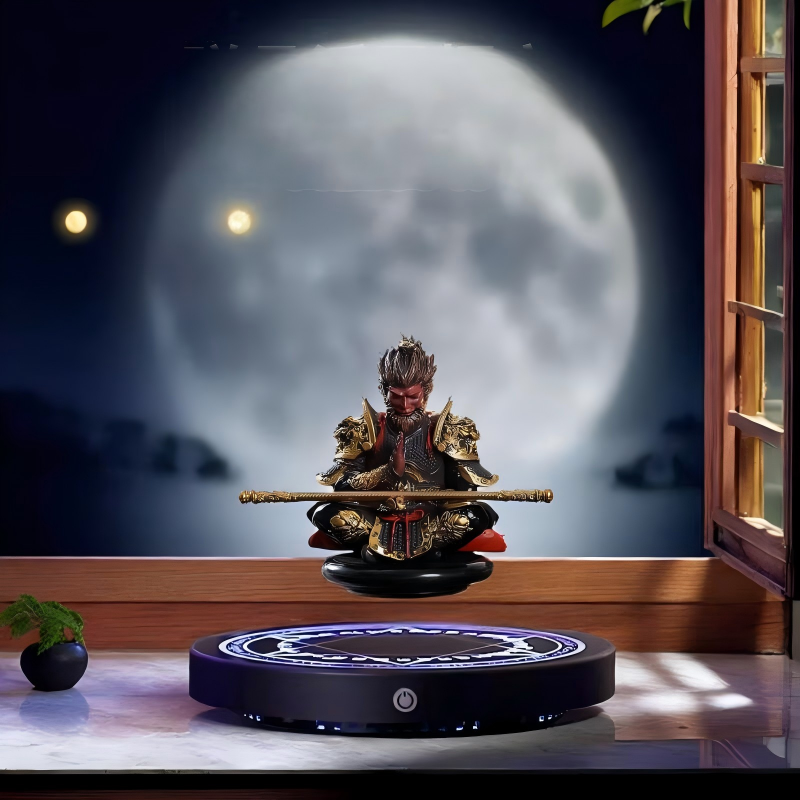 Magic Levitation Display Platform | Float Your Figurines & Collectibles | Black Wukong Edition