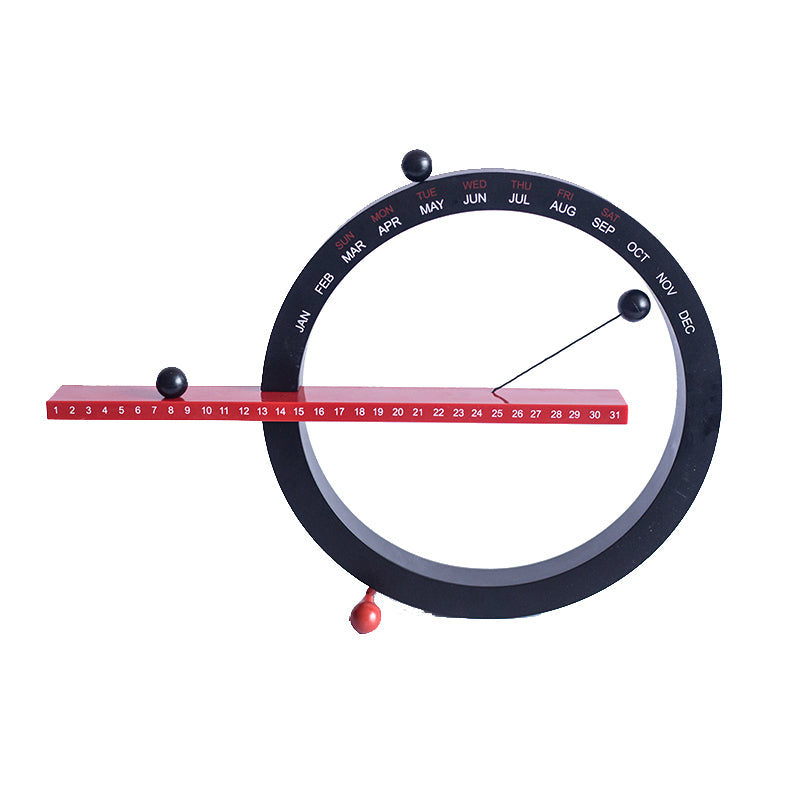 Magnetic Ball Perpetual Calendar - Modern Desktop Ornament