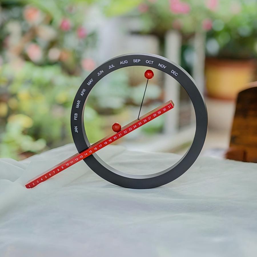 Magnetic Ball Perpetual Calendar - Modern Desktop Ornament