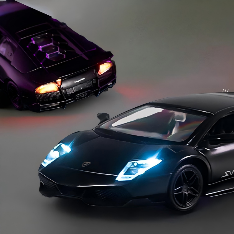 Magnetic Levitating Die-Cast Car Model | 1:36 Alloy Floating 360° Rotating Display | Engravable Gift