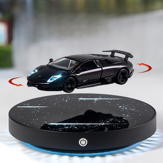 Magnetic Levitating Die-Cast Car Model | 1:36 Alloy Floating 360° Rotating Display | Engravable Gift