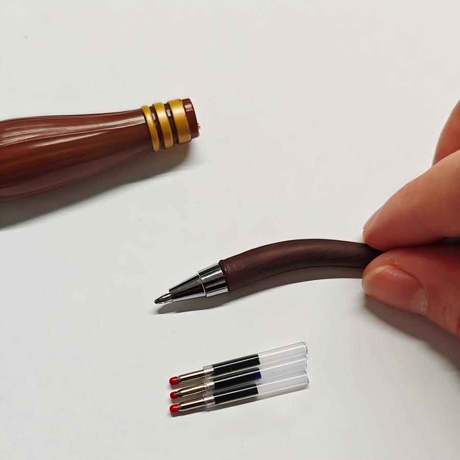 Magnetic Levitating Wizard Broomstick Pen | Fantasy Collectible Desk Display | Engravable Gift