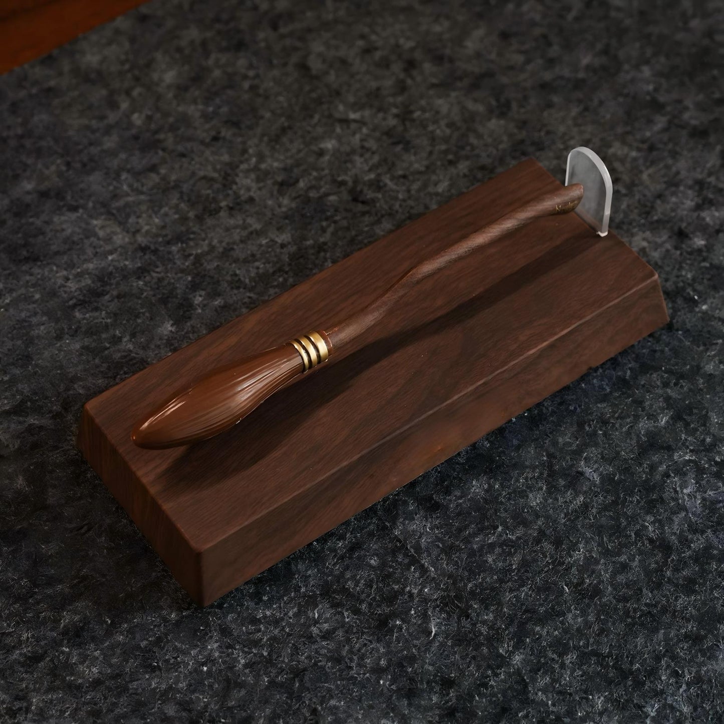 Magnetic Levitating Wizard Broomstick Pen | Fantasy Collectible Desk Display | Engravable Gift