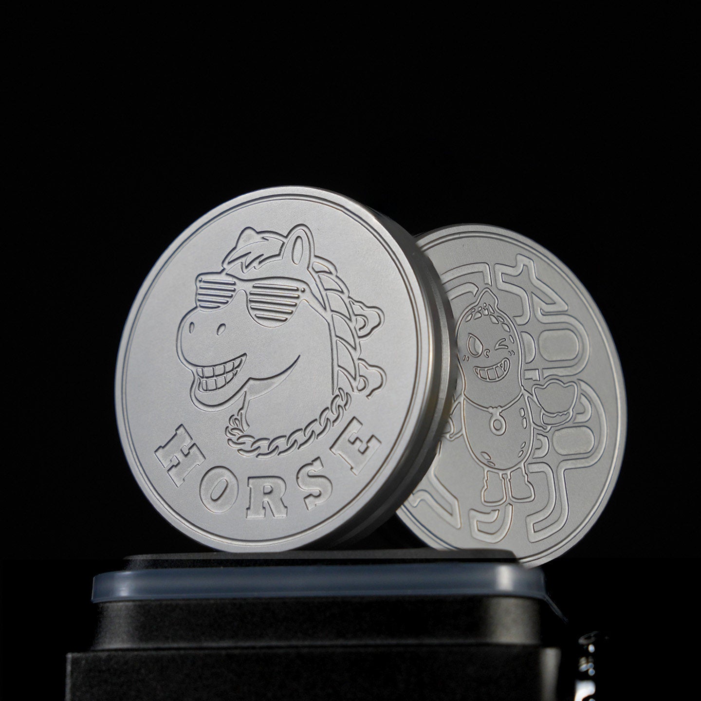 Mechanical EDC Clicker Coin | Metal Stress Relief Fidget Toy | Engravable Gift