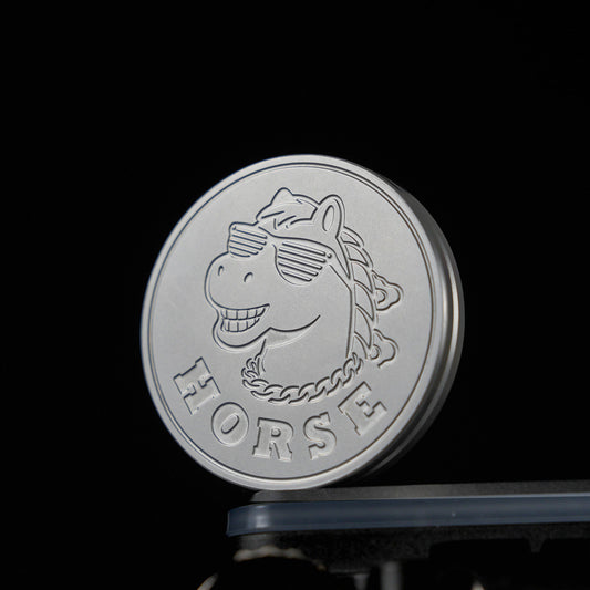 Mechanical EDC Clicker Coin | Metal Stress Relief Fidget Toy | Engravable Gift