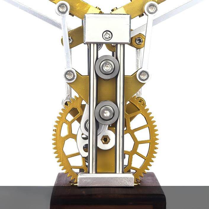 Mechanical Wings Kinetic Sculpture - USB Powered Desktop Art Ornament