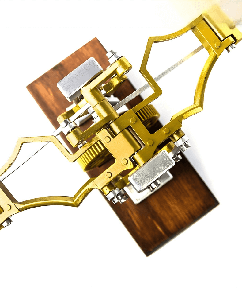 Mechanical Wings Kinetic Sculpture - USB Powered Desktop Art Ornament