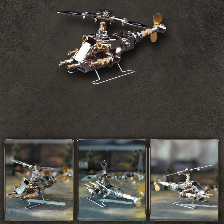 Metal Armor Assembly Blind Box - blind box, collectible, desk toys - product in use