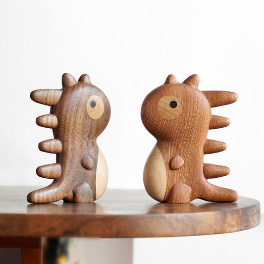 Monster Wood Scalp Massager Comb | Ebony & Walnut Head Massage Tool | Engravable Desk Decor Gift