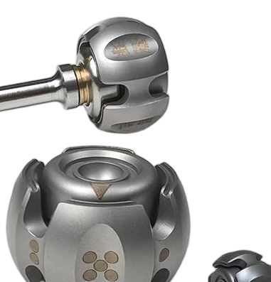 Noise Scepter Fidget Spinner - fidget spinner, EDC tool, 304 stainless steel - alternate angle