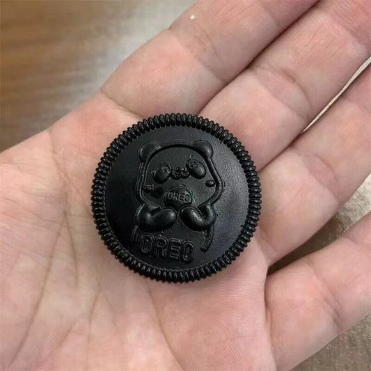 Oreo Cookie EDC Clicker Coin | Metal Fidget Spinner Sound Wave Stress Relief Toy