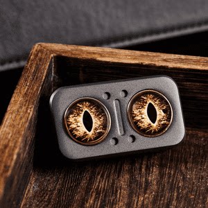 Owl Telegraph Fidget Spinner | 2-in-1 Seesaw Button EDC Toy | Magnetic Stress Relief Gift