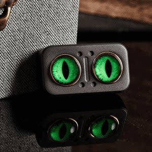 Owl Telegraph Fidget Spinner | 2-in-1 Seesaw Button EDC Toy | Magnetic Stress Relief Gift