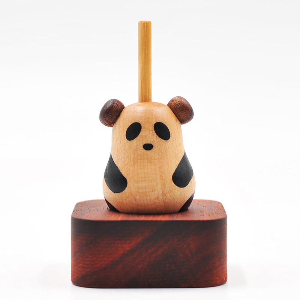 Panda wooden hand spinner
