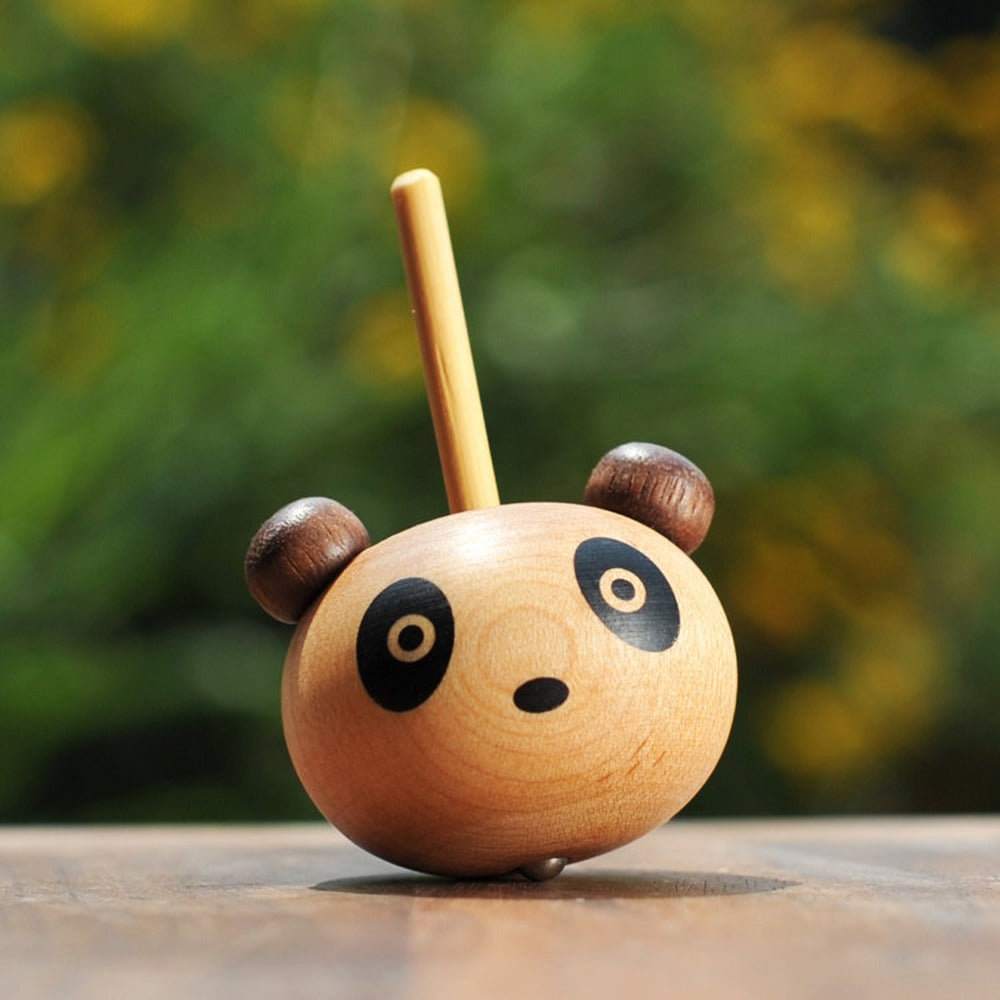 Panda wooden hand spinner