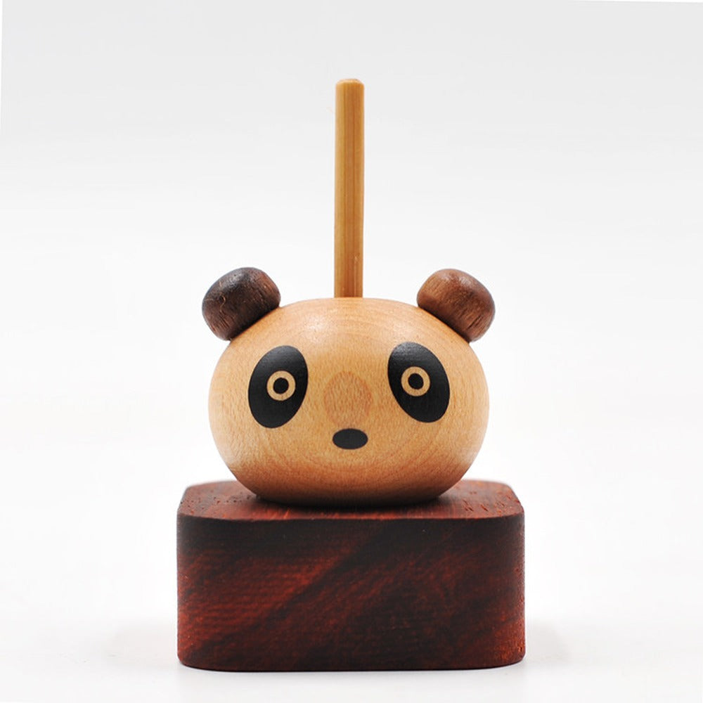 Panda wooden hand spinner