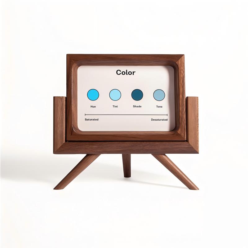 Retro TV Photo Frame | Wooden Desktop Ornament | Custom Photo Print Gift