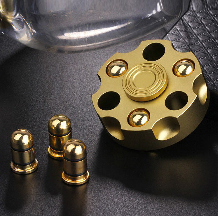 Revolver Fidget Spinner - Premium Metal Stress Relief Toy