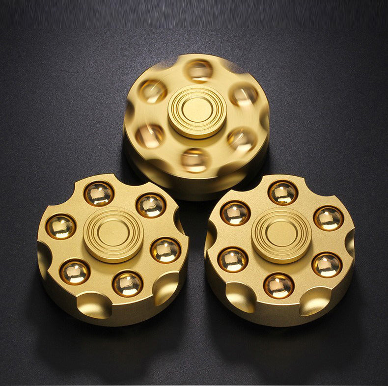 Revolver Fidget Spinner - Premium Metal Stress Relief Toy