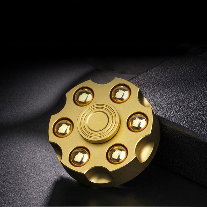 Revolver Fidget Spinner - Premium Metal Stress Relief Toy