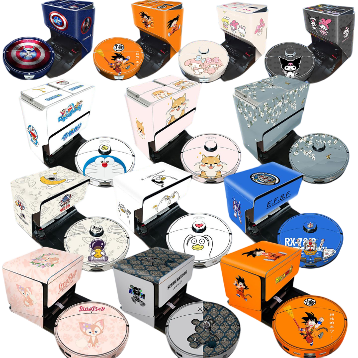 Robot Vacuum Custom Vinyl Skin | Personalized Decal for Roborock Dreame Ecovacs | Bubble-Free