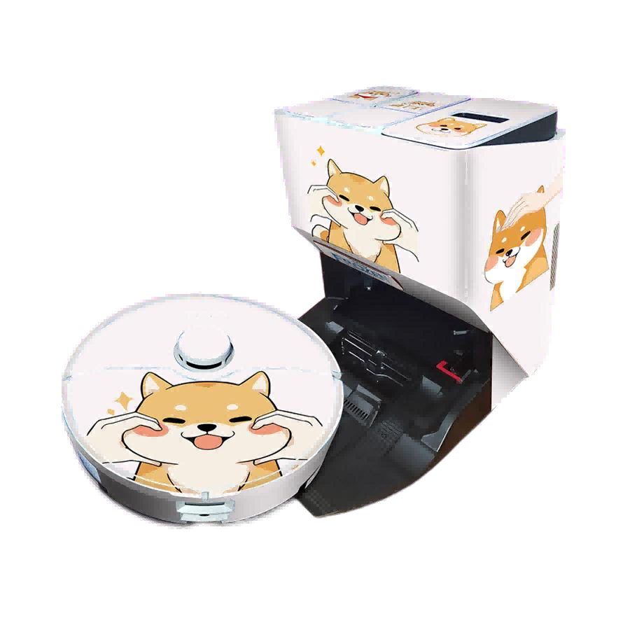 Robot Vacuum Custom Vinyl Skin | Personalized Decal for Roborock Dreame Ecovacs | Bubble-Free