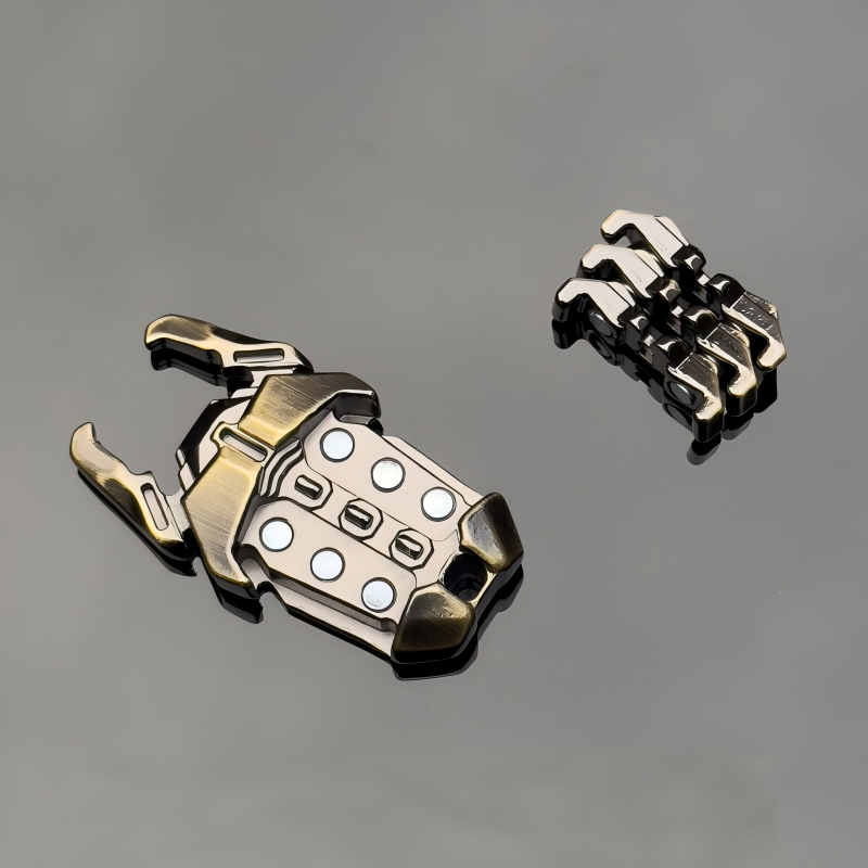Sacred Scarab Mech EDC Clicker | Bottle Opener Press Button Zinc Alloy EDC Toy | Engravable