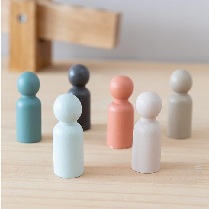 Seesaw Balance Desktop Ornament - Handcrafted Wood Stress Relief Toy