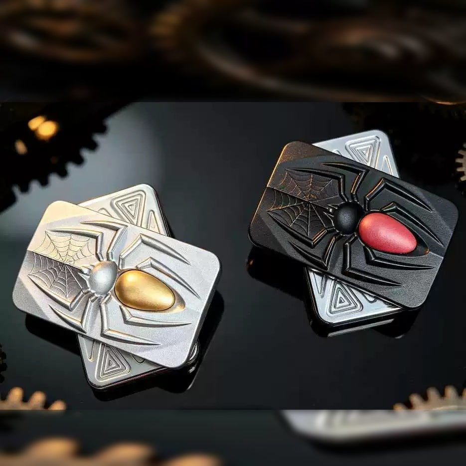 Spider Web Limitless Slider EDC | Full Metal, 3D Sculpted Relief