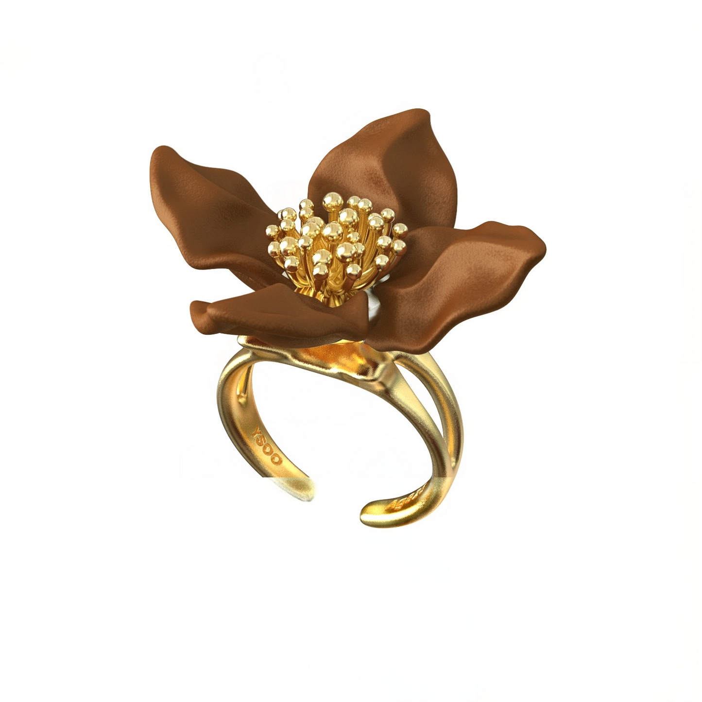 Bague Flocon de Neige Tournant | Bague Anti-Anxiété | Argent Sterling Ajustable 