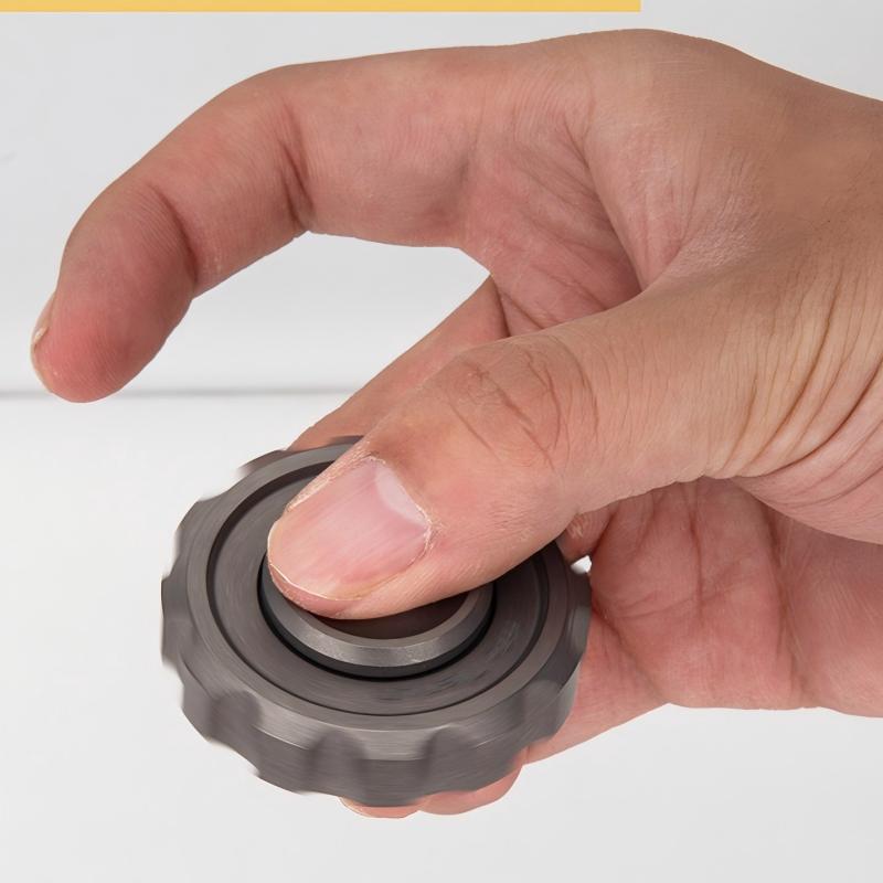 Titanium Alloy Gear Fingertip Spinner - Size Reference