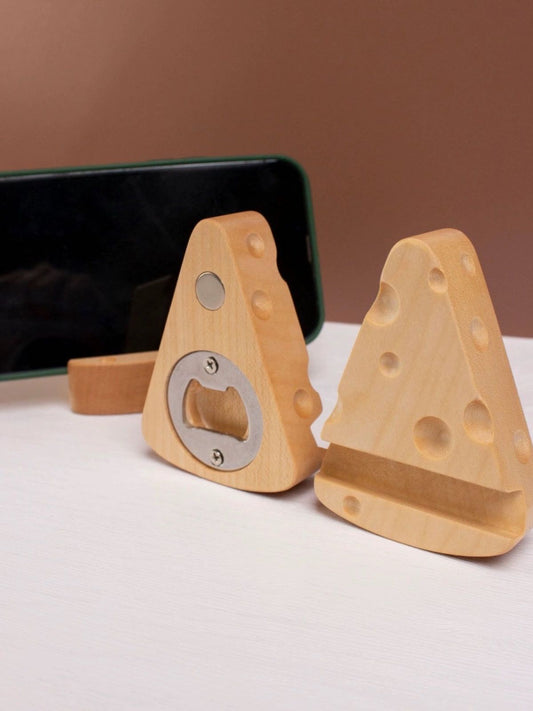 Multi-Functional Cheese-Shaped Fridge Magnet