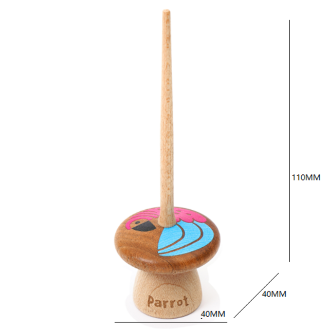 Wooden Spinning Top Blind Box | Handcrafted Desktop Toy | Random Style Gift Set