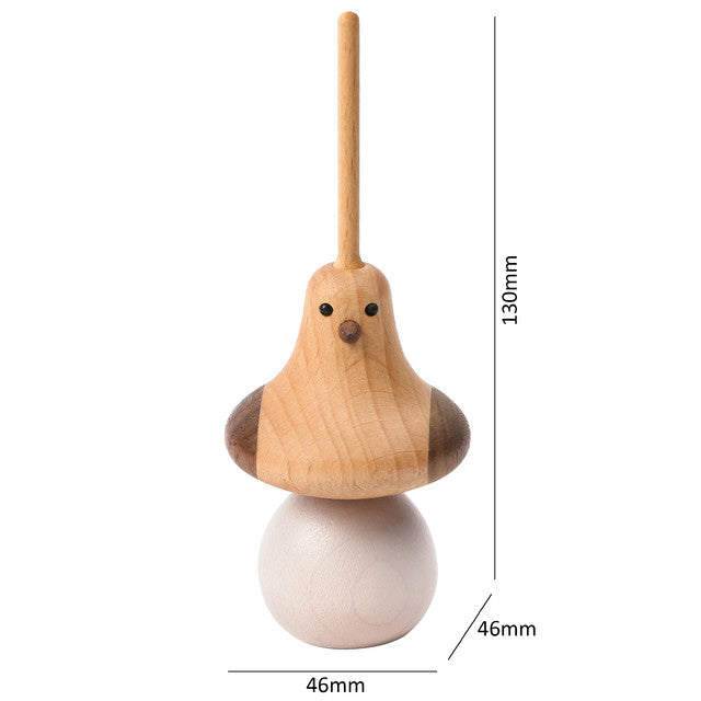 Wooden Spinning Top Blind Box | Handcrafted Desktop Toy | Random Style Gift Set
