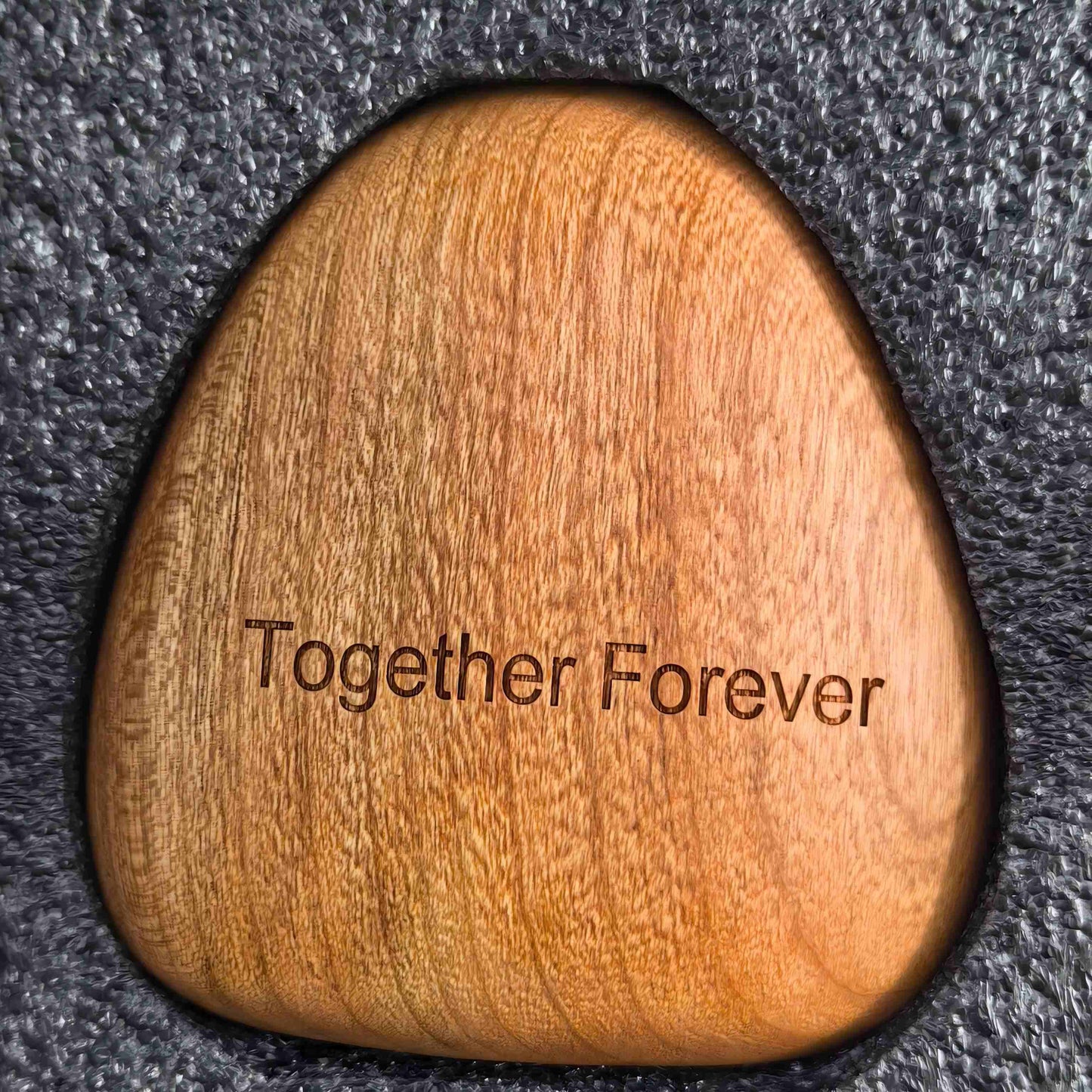 Magnetic Balance Stone Sculpture | Handcrafted Solid Wood Zen Desk Art | Mindfulness Gift